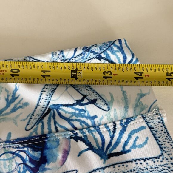Sporty Girl Skort Size Medium Blue Nautical Sealife UPF 50+ Protection NWT - Picture 5 of 11